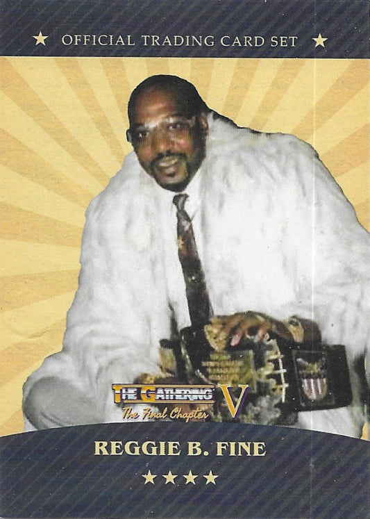 Reggie B. Fine trading card PW Catalog