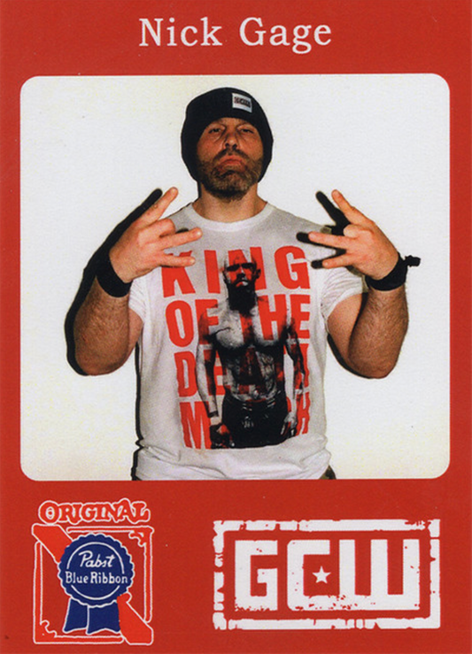 Nick Gage trading card PW Catalog