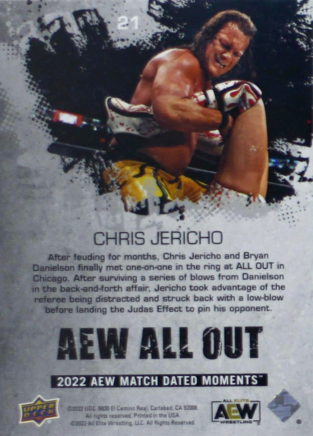 “Lionheart” Chris Jericho – Chris Jericho Outlasts Bryan Danielson to Earn Victory at All Out