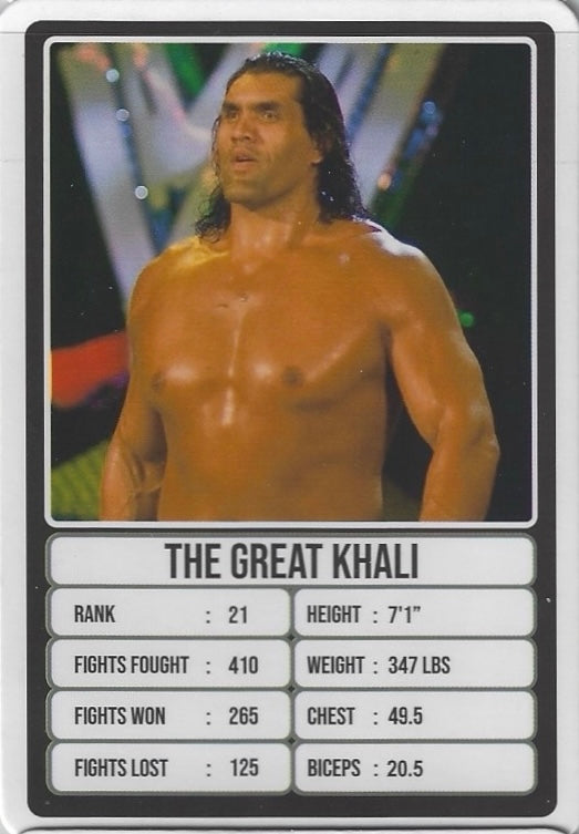 The Great Khali trading card PW Catalog