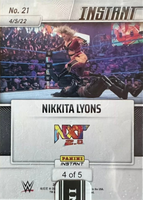 Nikkita Lyons – Lyons Defeats Legend AS Newcomers Collide trading card PW Catalog