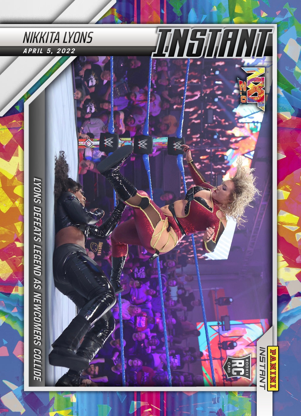 Nikkita Lyons – Lyons Defeats Legend AS Newcomers Collide trading card PW Catalog