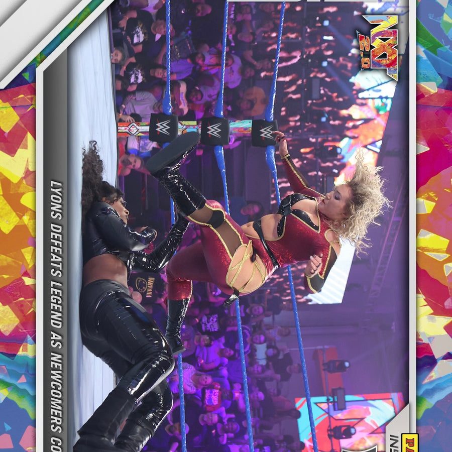 Nikkita Lyons – Lyons Defeats Legend AS Newcomers Collide trading card PW Catalog