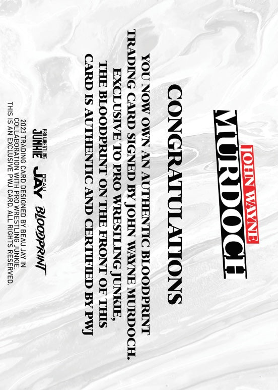 Bloodprint – John Wayne Murdoch