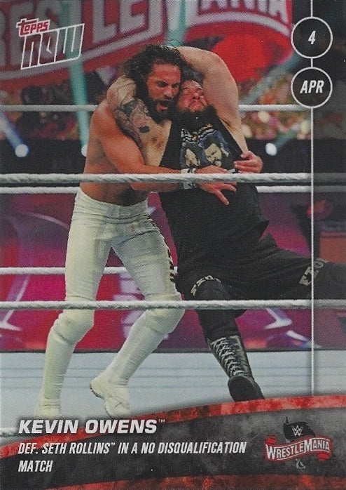 Kevin Owens DEF. Seth Rollins in a NO Disqualification Match