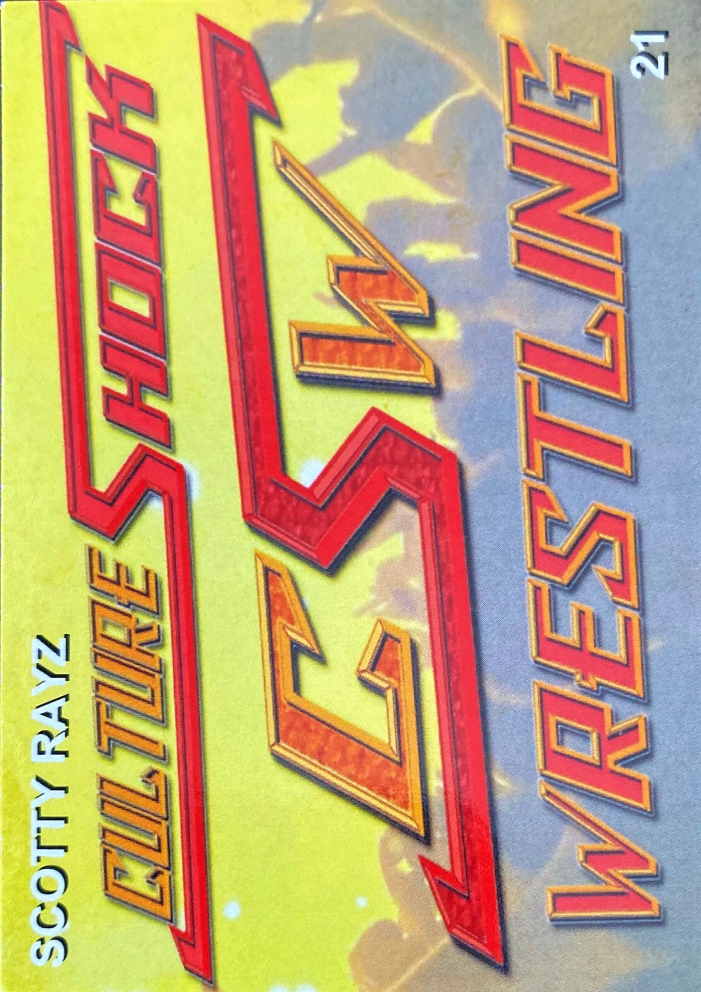 Scotty Rayz trading card PW Catalog