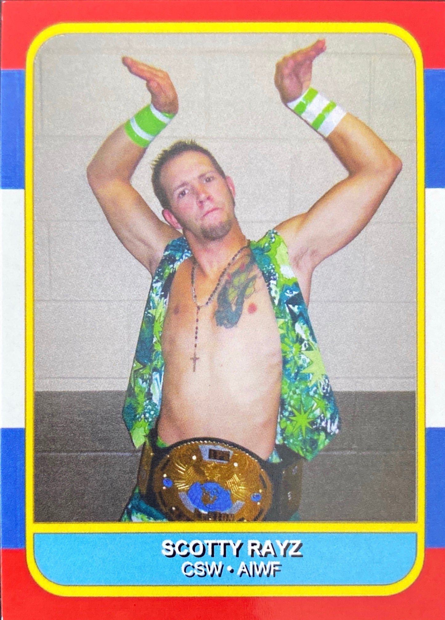Scotty Rayz trading card PW Catalog