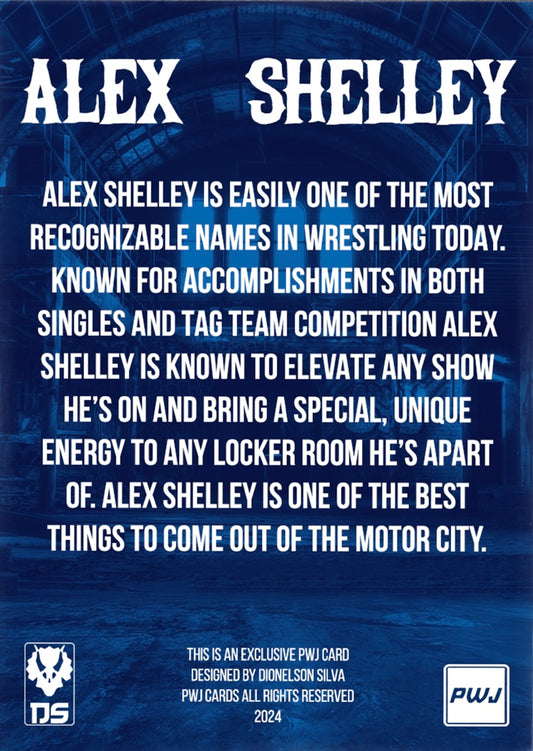 Alex Shelley trading card PW Catalog