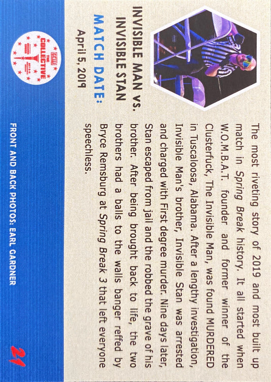 Legacy – Invisible Man vs. Invisible Stan trading card PW Catalog