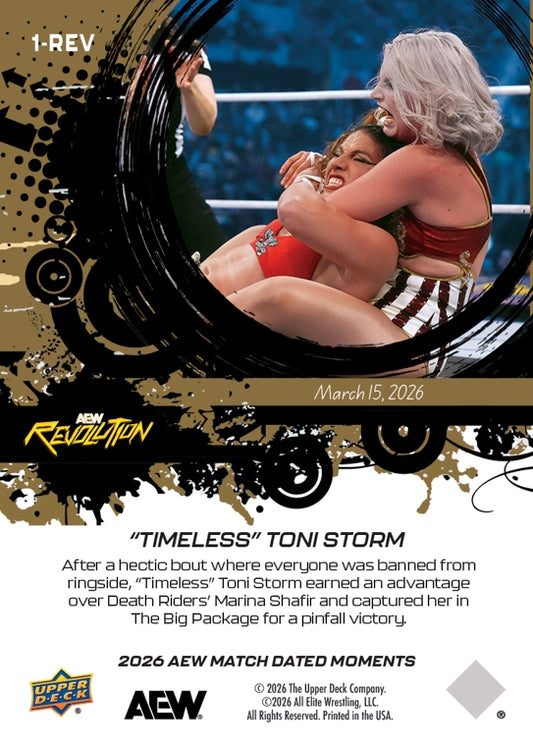“Timeless” Toni Storm – “Timeless” Toni Storm Earns a Hard-Fought Pinfall Victory Over Death Riders’ Marina Shafir