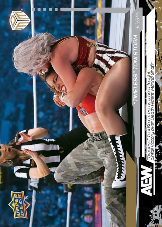 “Timeless” Toni Storm – “Timeless” Toni Storm Earns a Hard-Fought Pinfall Victory Over Death Riders’ Marina Shafir