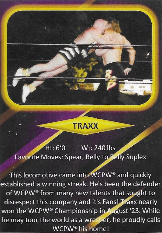 Traxx trading card PW Catalog