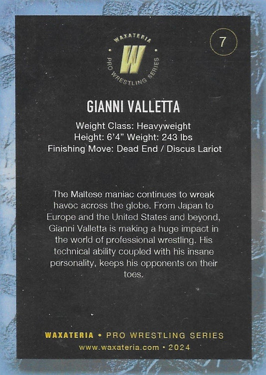 Gianni Valletta trading card PW Catalog