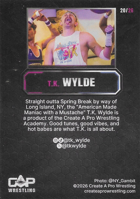 T.K. Wylde trading card PWcatalog