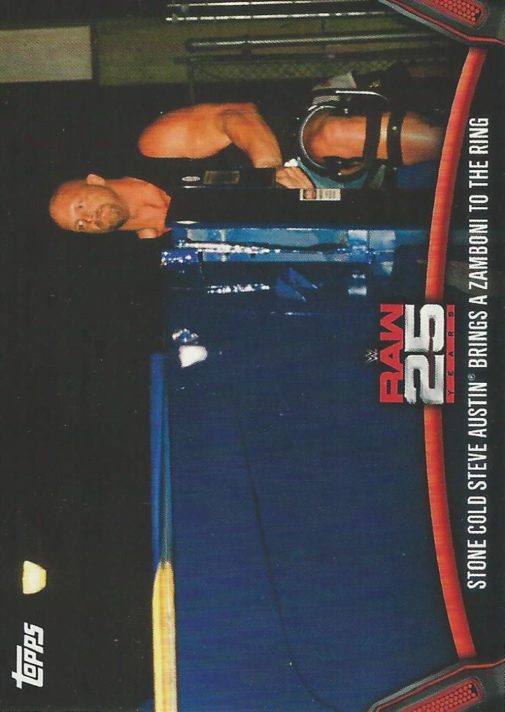 WWE Topps Then Now Forever 2018 Stone Cold Steve Austin Raw-10 trading card PW Catalog