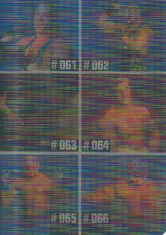 WWE Prominter Animotion 2005 Checklist #11 Rob Van Dam, Randy Orton, Rene Dupree, Rey Mysterio