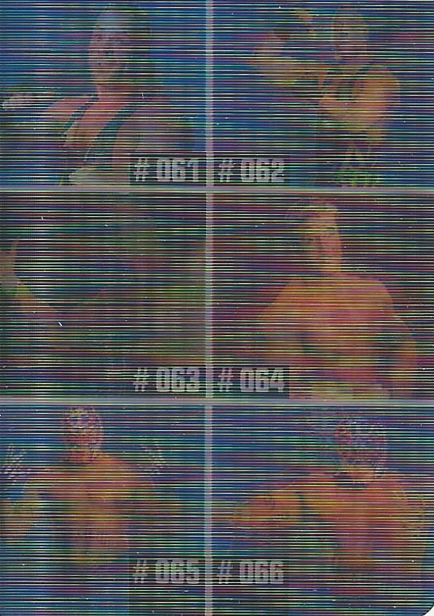 WWE Prominter Animotion 2005 Checklist #11 Rob Van Dam, Randy Orton, Rene Dupree, Rey Mysterio