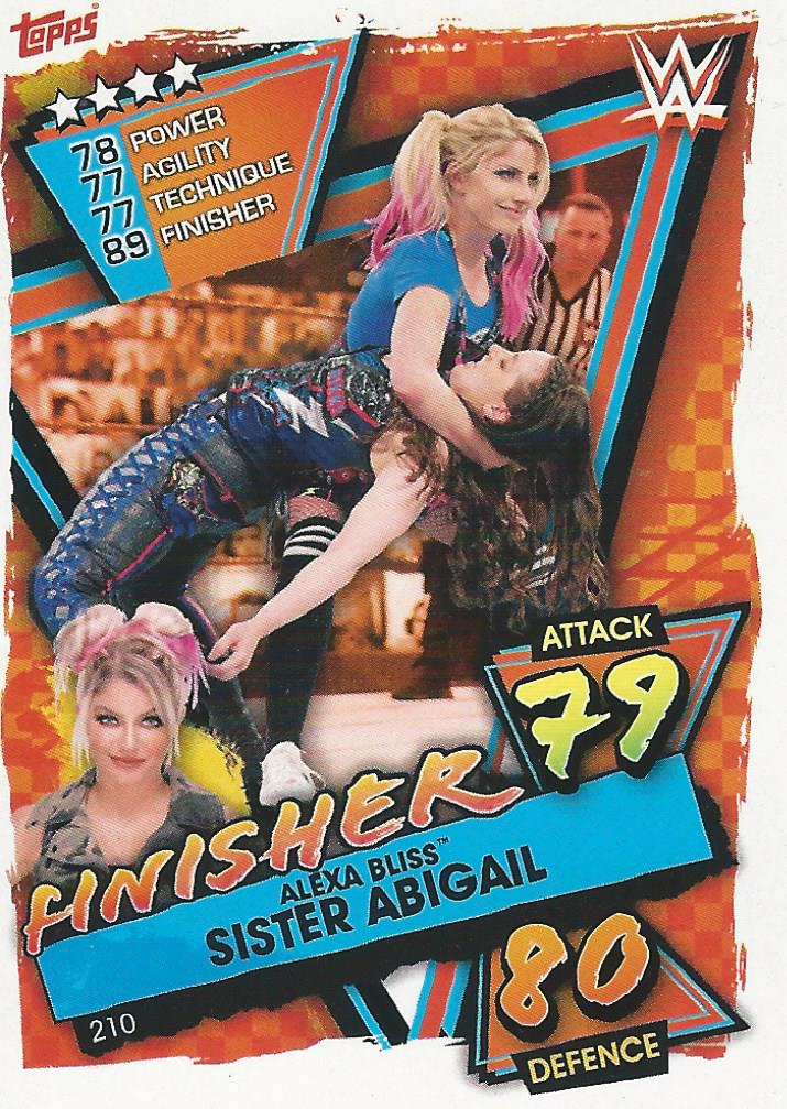 WWE Topps Slam Attax 2021 Alexa Bliss #210