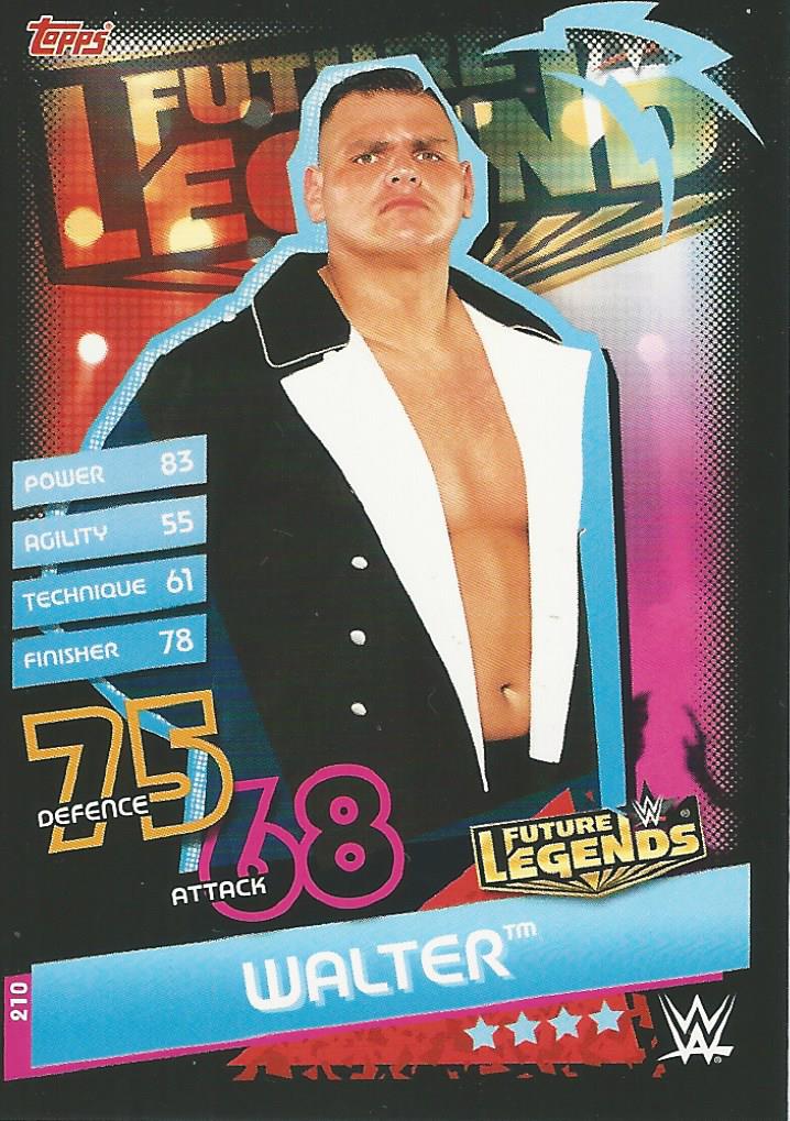 WWE Topps Slam Attax Reloaded 2020 Walter #210