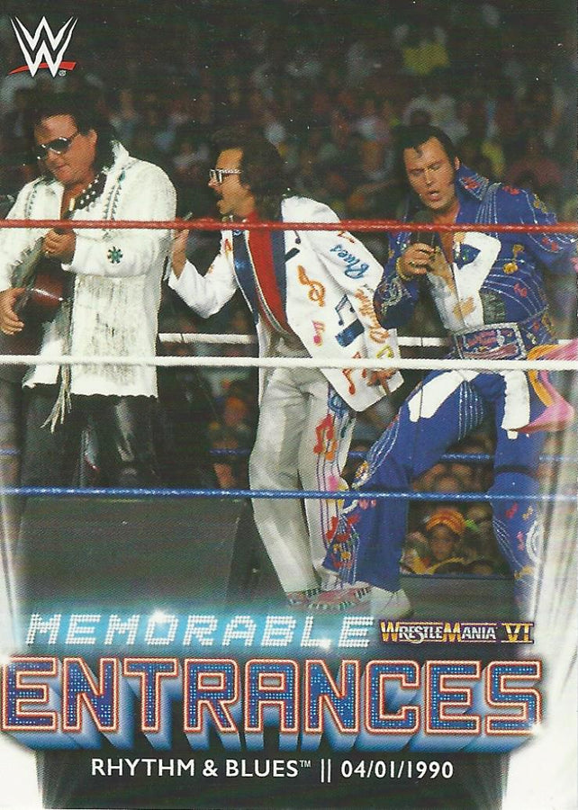 WWE Topps 2021 Rhythm and Blues ME-1 trading card PW Catalog