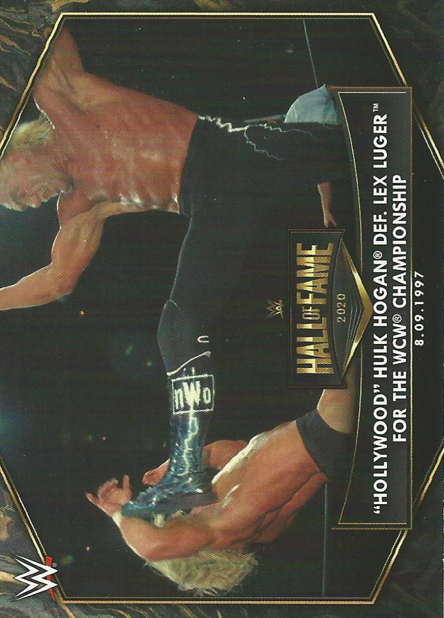 WWE Topps 2021 Hulk Hogan HOF-4 trading card PW Catalog