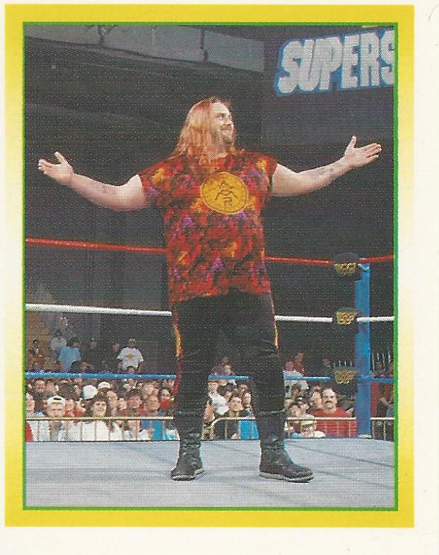WWF Merlin Stickers 1995 Man Mountain Rock #210