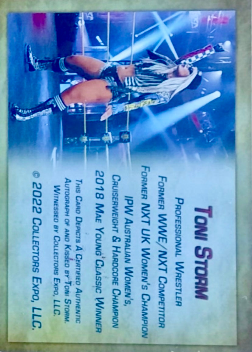 Toni Storm trading card PW Catalog