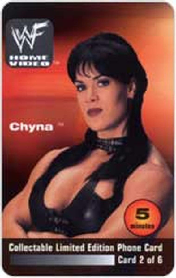 WWF Home Video Chyna Phone Card Pwcatalog