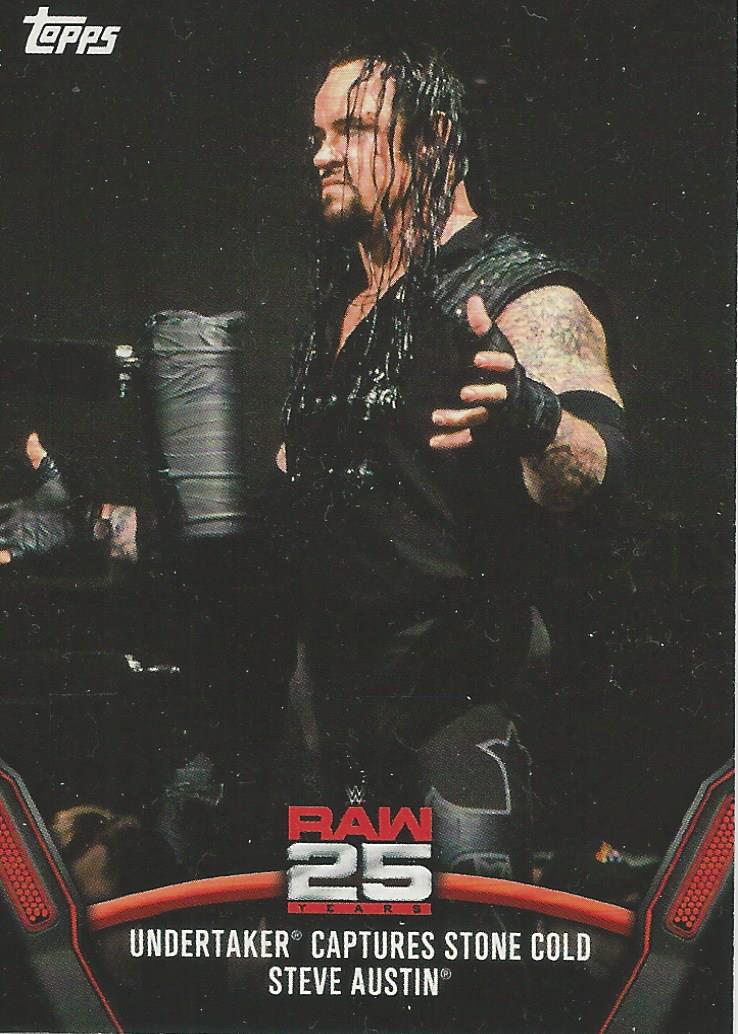 WWE Topps Then Now Forever 2018 Undertaker Raw-11 trading card PW Catalog