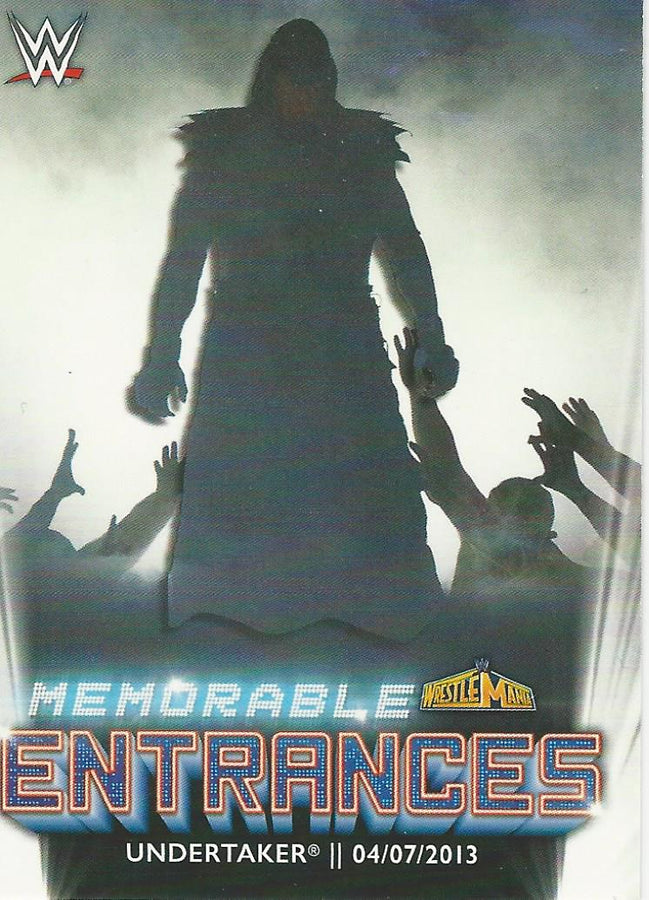 WWE Topps 2021 Undertaker ME-6 trading card PW Catalog