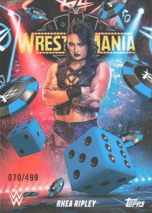 Rhea Ripley trading card PW Catalog