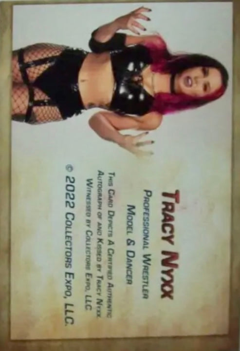 Tracy Nyxx trading card PW Catalog