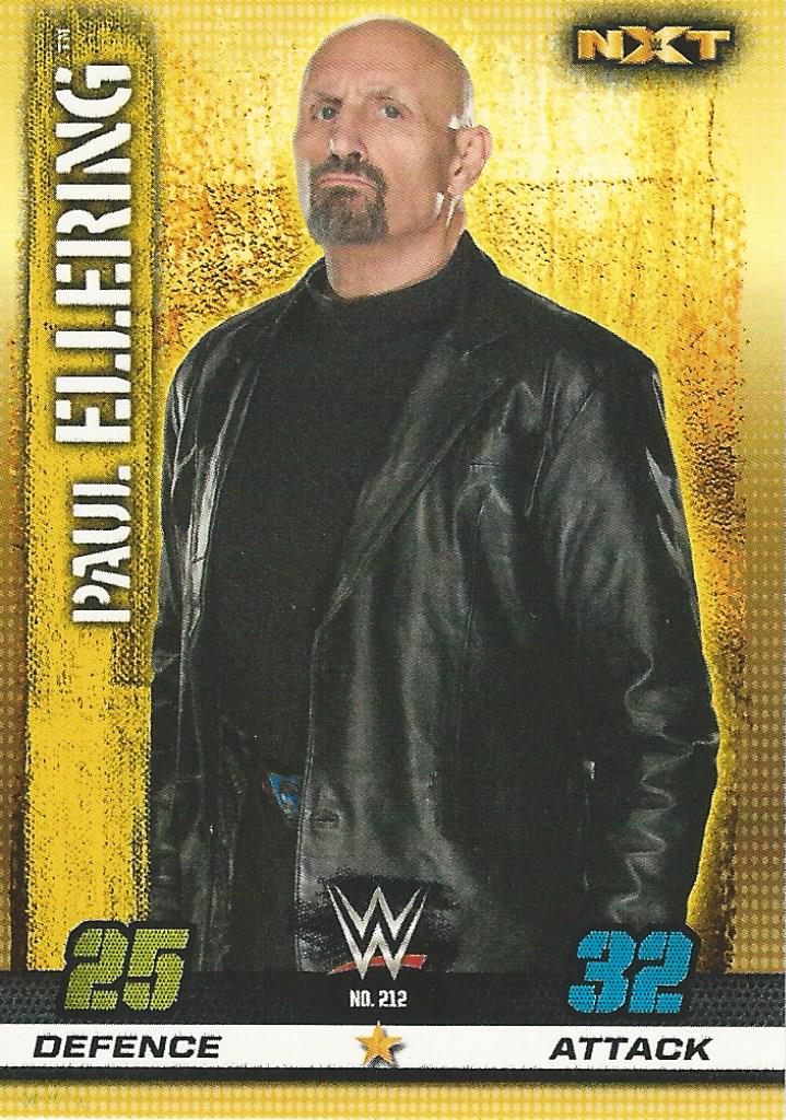 WWE Topps Slam Attax 10th Edition 2017 NXT Paul Ellering #212