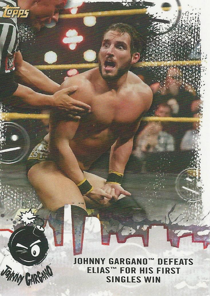WWE Topps NXT 2020 Johnny Gargano JG-2 trading card PW Catalog