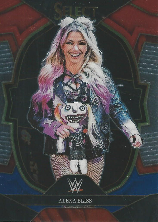 WWE Panini Select 2023 Red/Silver/Blue Alexa Bliss #36
