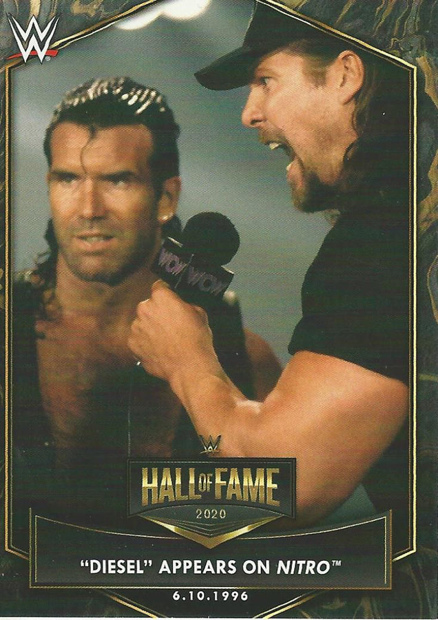 WWE Topps 2021 Scott Hall and Kevin Nash HOF-2 trading card PW Catalog