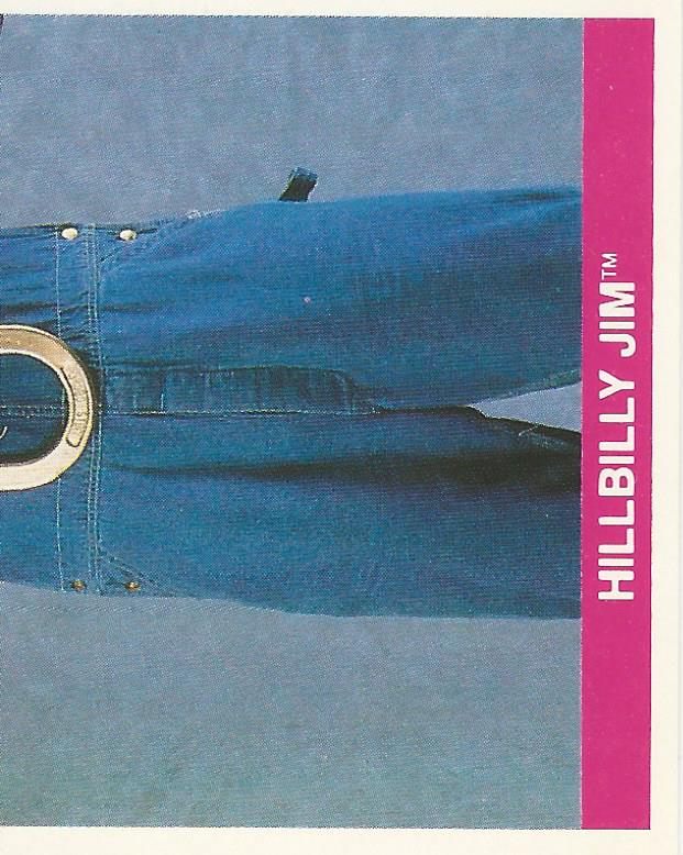 WWF Merlin Sticker Collection 1990 Hillbilly Jim #212