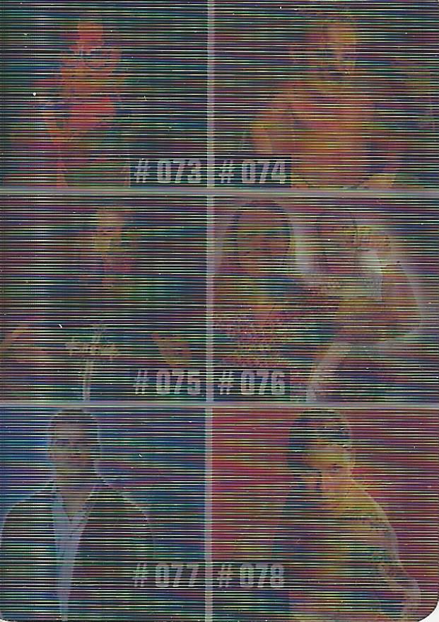 WWE Prominter Animotion 2005 Checklist #13 Rosey, Hotty, Shawn Michales, McMahon, Moore