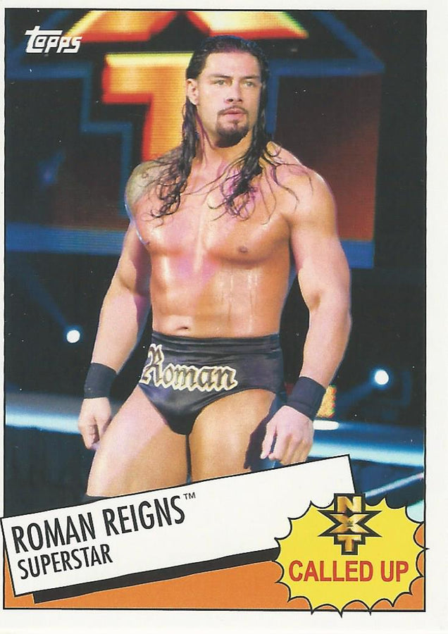 WWE Topps Heritage 2015 Roman Reigns 12 of 30 trading card PW Catalog