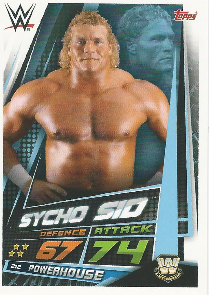 WWE Topps Slam Attax Universe 2019 Sycho Sid #212