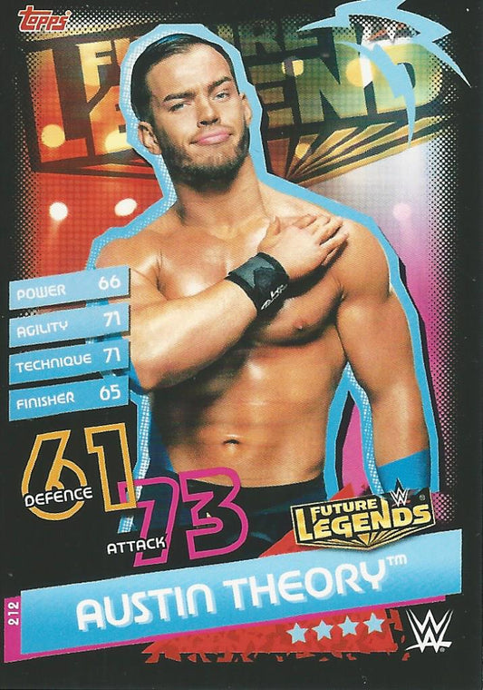 WWE Topps Slam Attax Reloaded 2020 Austin Theory #212
