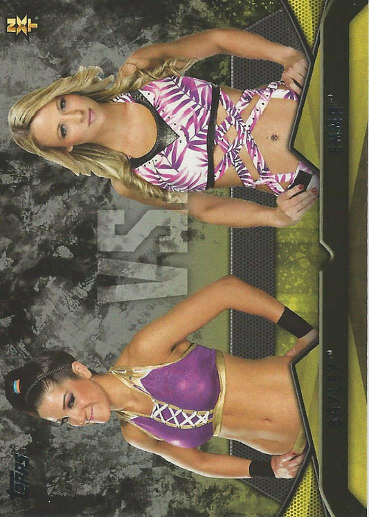 WWE Topps Then Now Forever 2016 Bayley vs Emma #12