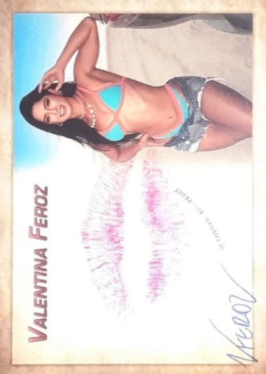Valentina Feroz trading card PW Catalog