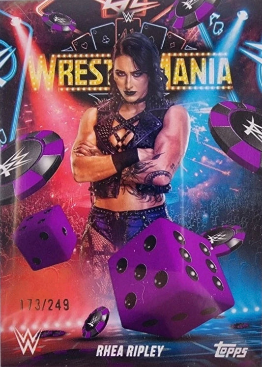 Rhea Ripley trading card PW Catalog
