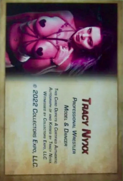 Tracy Nyxx trading card PW Catalog