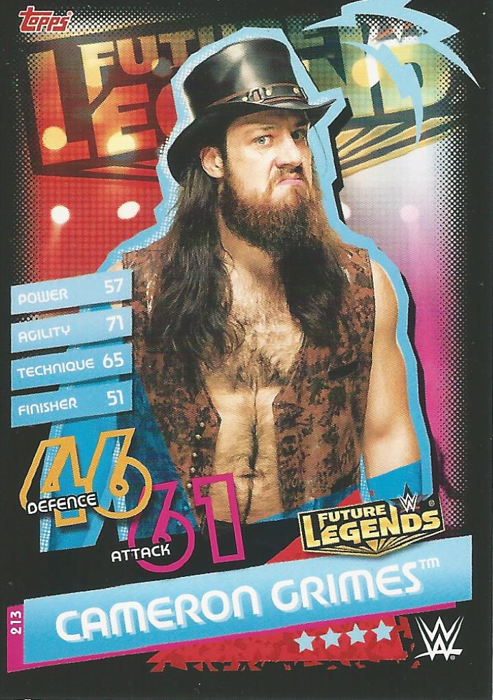 WWE Topps Slam Attax Reloaded 2020 Cameron Grimes #213
