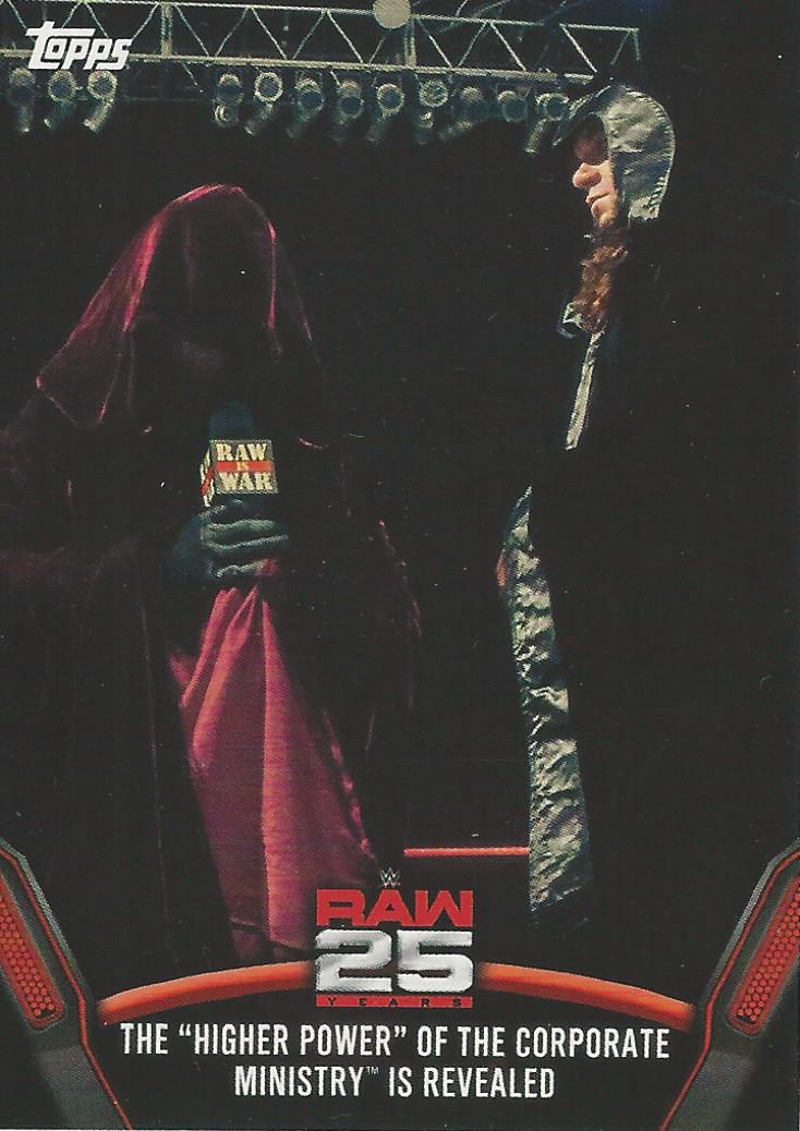WWE Topps Then Now Forever 2018 Undertaker Raw-13 trading card PW Catalog