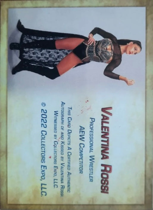 Valentina Rossi trading card PW Catalog