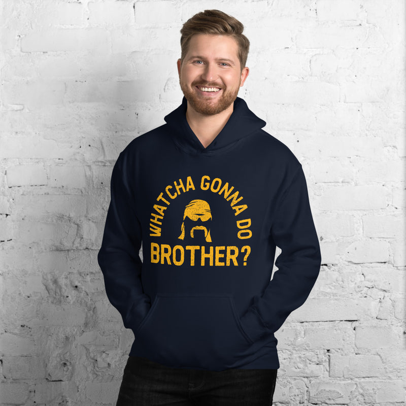 Hulk Hogan "Whatcha Gonna Do Brother?" Pullover Hoodie Sweatshirt
