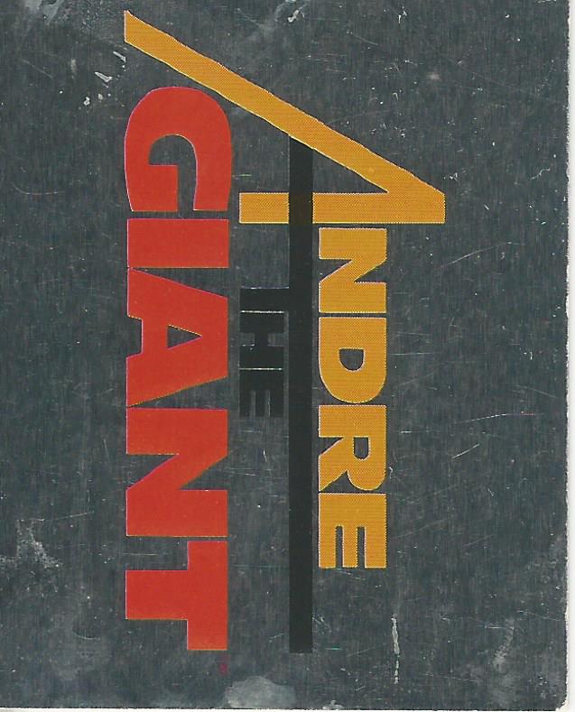 WWF Merlin Sticker Collection 1990 Andre the Giant #214